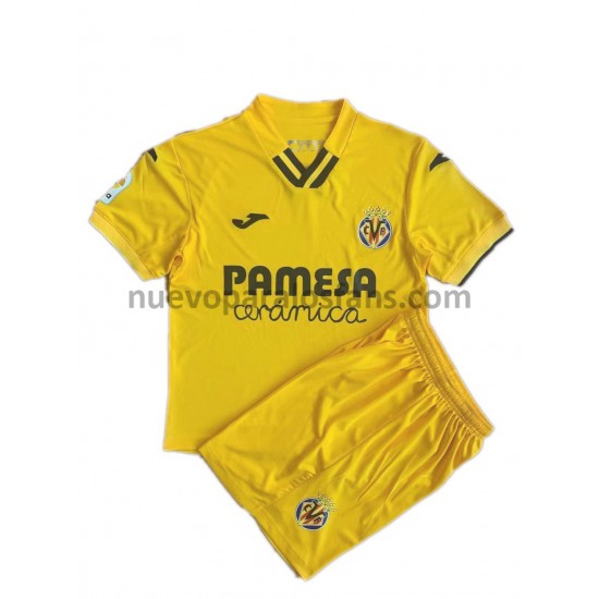 Camiseta de Fútbol Villarreal CF Niño Casa 2021-2022 Manga Corta
