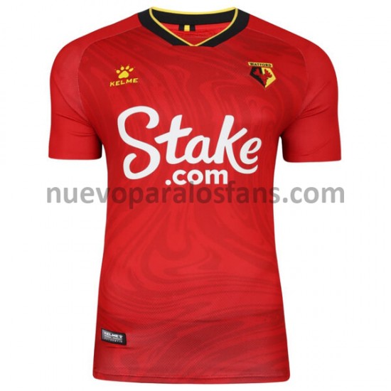 Camiseta de Fútbol Watford Exterior 2021-2022 Manga Corta