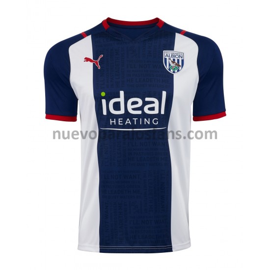 Camiseta de Fútbol West Bromwich Albion Casa 2021-2022 Manga Corta