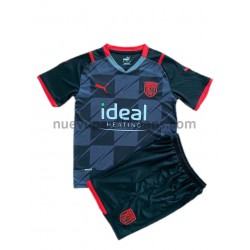 Camiseta de Fútbol West Bromwich Albion Niño Exterior 2021-2022 Manga Corta
