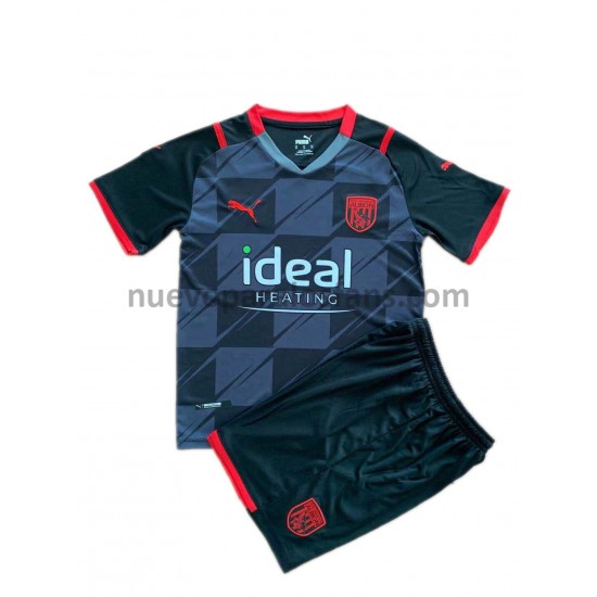 Camiseta de Fútbol West Bromwich Albion Niño Exterior 2021-2022 Manga Corta