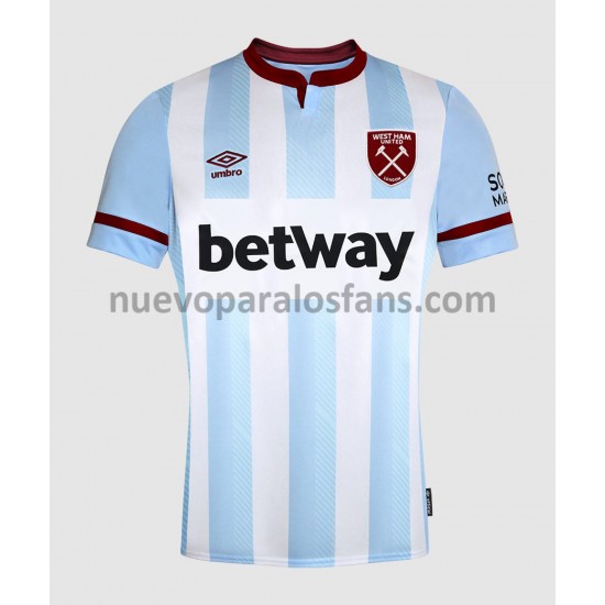 Camiseta de Fútbol West Ham United Exterior 2021-2022 Manga Corta