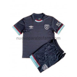 Camiseta de Fútbol West Ham United Niño Tercera 2021-2022 Manga Corta