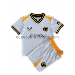 Camiseta de Fútbol Wolverhampton Wanderers Niño Tercera 2021-2022 Manga Corta