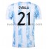 Camiseta de Fútbol Argentina Dybala 21 Casa 2021 Manga Corta