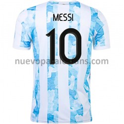 Camiseta de Fútbol Argentina Lionel Messi 10 Casa 2021 Manga Corta