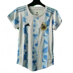 Camiseta de Fútbol Argentina Mujer Casa 2021 Manga Corta