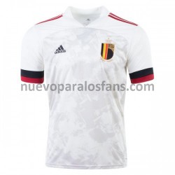 Camiseta de Fútbol Bélgica Exterior Euro 2020 Manga Corta