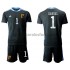 Camiseta de Fútbol Bélgica Portero Thibaut Courtois 1 Niño Casa Euro 2020 Manga Corta