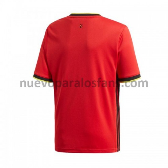 Camiseta de Fútbol Bélgica Casa Euro 2020 Manga Corta