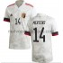 Camiseta de Fútbol Bélgica Mertens 14 Exterior Euro 2020 Manga Corta