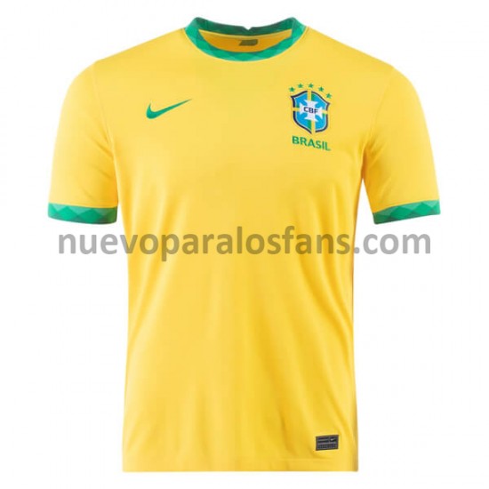 Camiseta de Fútbol Brasil Casa 2020-2021 Manga Corta