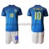 Camiseta de Fútbol Brasil Neymar JR 10 Niño Exterior 2020-2021 Manga Corta