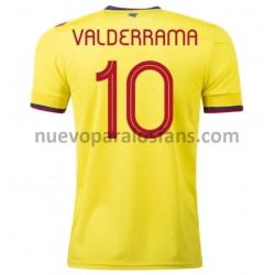Camiseta de Fútbol Colombia Valderrama 10 Casa 2020-2021 Manga Corta
