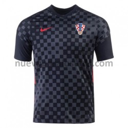 Camiseta de Fútbol Croacia Exterior Euro 2020 Manga Corta