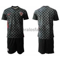 Camiseta de Fútbol Croacia Niño Exterior Euro 2020 Manga Corta