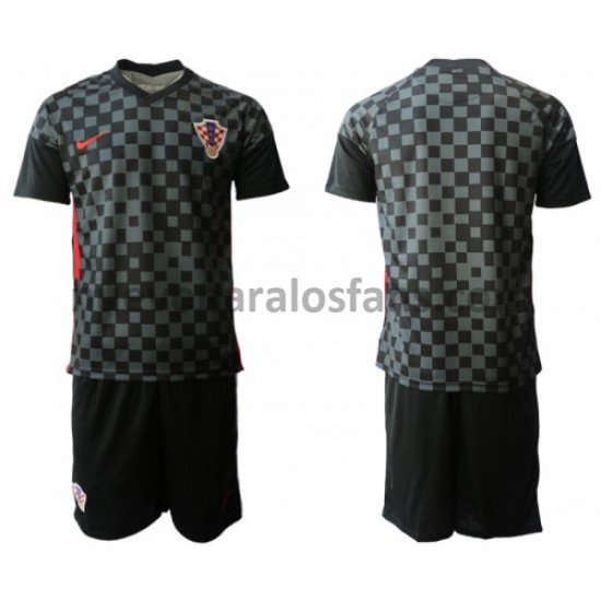 Camiseta de Fútbol Croacia Niño Exterior Euro 2020 Manga Corta