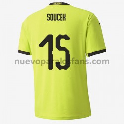 Camiseta de Fútbol República Checa Tomas Soucek 15 Exterior Euro 2020 Manga Corta