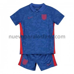 Camiseta de Fútbol Inglaterra Niño Exterior 2020-2021 Manga Corta