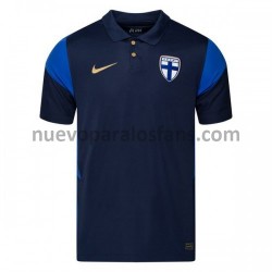 Camiseta de Fútbol Finlandia Exterior Euro 2020 Manga Corta
