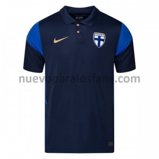 Camiseta de Fútbol Finlandia Exterior Euro 2020 Manga Corta
