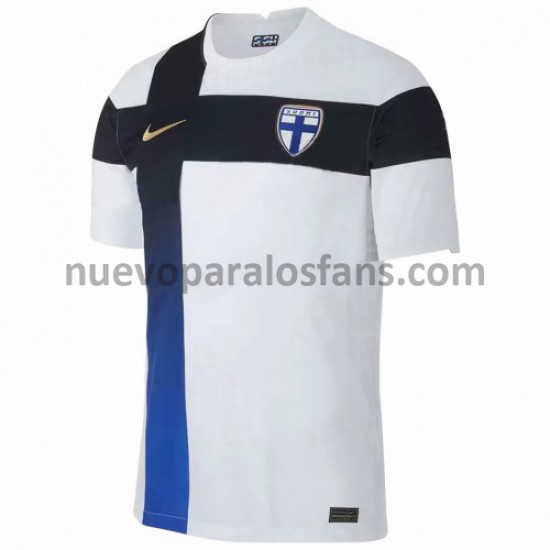 Camiseta de Fútbol Finlandia Casa Euro 2020 Manga Corta