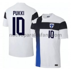 Camiseta de Fútbol Finlandia Teemu Pukki 10 Casa Euro 2020 Manga Corta