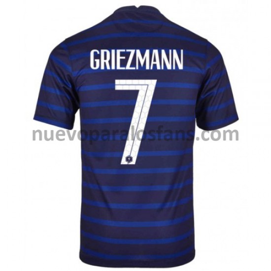 Camiseta de Fútbol Francia Antoine Griezmann 7 Casa Euro 2020 Manga Corta
