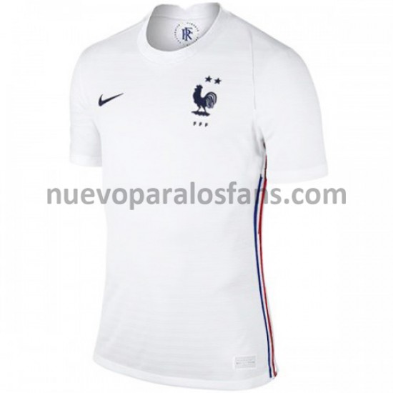Camiseta de Fútbol Francia Exterior Euro 2020 Manga Corta