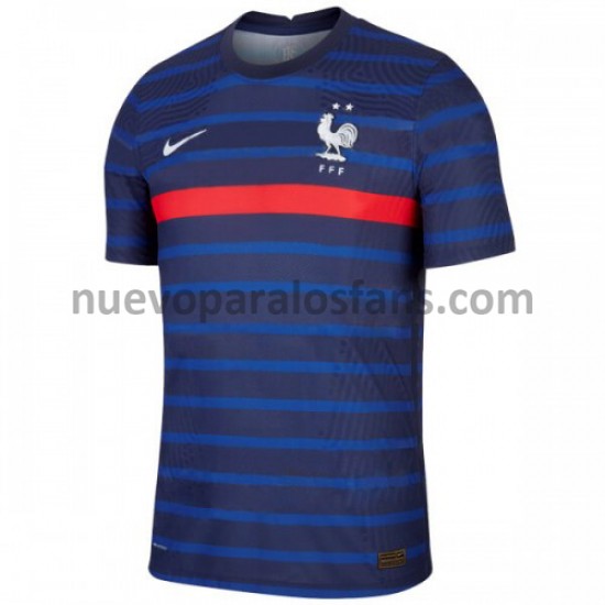 Camiseta de Fútbol Francia Casa Euro 2020 Manga Corta