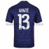 Camiseta de Fútbol Francia Kante 13 Casa Euro 2020 Manga Corta
