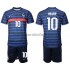 Camiseta de Fútbol Francia Kylian Mbappé 10 Niño Casa Euro 2020 Manga Corta