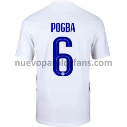Camiseta de Fútbol Francia Paul Pogba 6 Exterior Euro 2020 Manga Corta