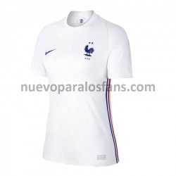 Camiseta de Fútbol Francia Mujer Exterior Euro 2020 Manga Corta