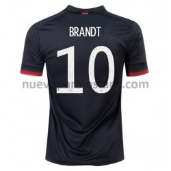 Camiseta de Fútbol Alemania Brandt 10 Exterior Euro 2020 Manga Corta