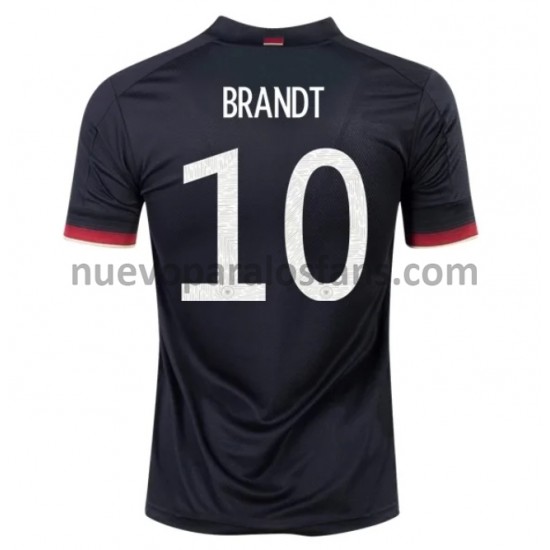 Camiseta de Fútbol Alemania Brandt 10 Exterior Euro 2020 Manga Corta