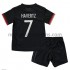 Camiseta de Fútbol Alemania Kai Havertz 7 Niño Exterior Euro 2020 Manga Corta
