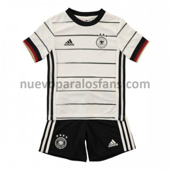 Camiseta de Fútbol Alemania Niño Casa Euro 2020 Manga Corta