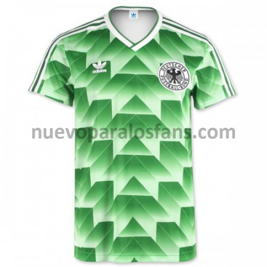Camiseta de Fútbol Alemania Retro Exterior 1990 Manga Corta