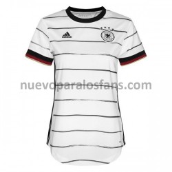 Camiseta de Fútbol Alemania Mujer Casa Euro 2020 Manga Corta