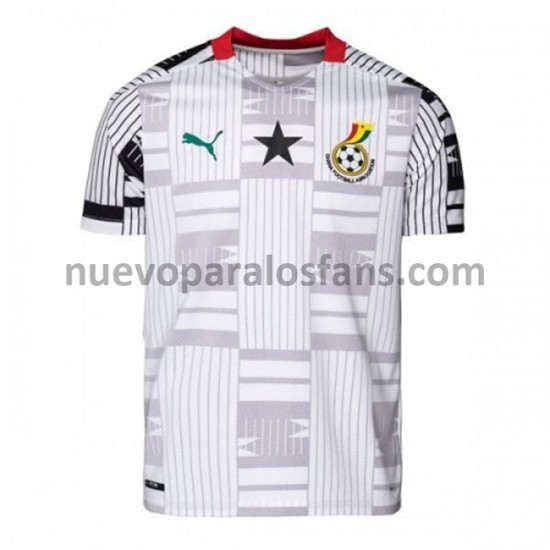 Camiseta de Fútbol Ghana Casa 2020-2021 Manga Corta
