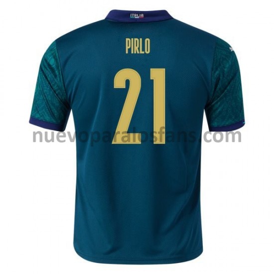 Camiseta de Fútbol Italia Andrea Pirlo 21 Tercera Euro 2020 Manga Corta