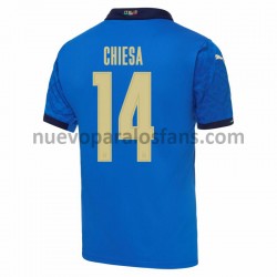 Camiseta de Fútbol Italia Federico Chiesa 14 Casa Euro 2020 Manga Corta