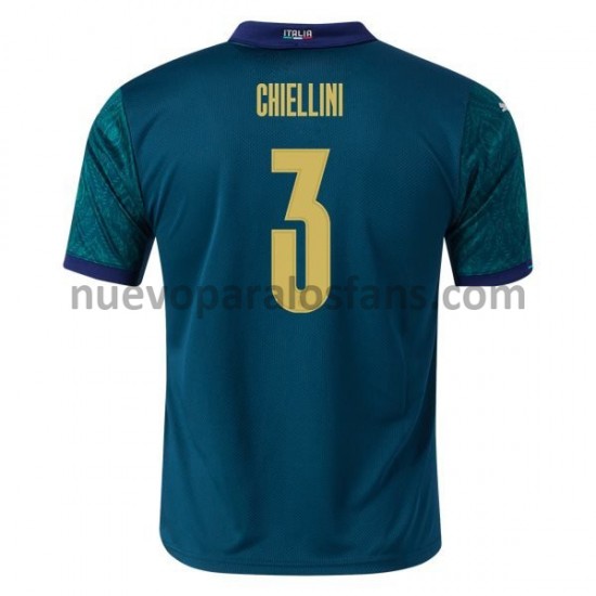 Camiseta de Fútbol Italia Giorgio Chiellini 3 Tercera Euro 2020 Manga Corta