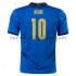 Camiseta de Fútbol Italia Insigne 10 Casa Euro 2020 Manga Corta