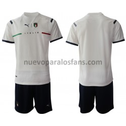 Camiseta de Fútbol Italia Niño Exterior 2021-2022 Manga Corta