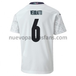 Camiseta de Fútbol Italia VERRATTI 6 Exterior Euro 2020 Manga Corta