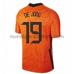 Camiseta de Fútbol Países Bajos Luuk de Jong 19 Casa Euro 2020 Manga Corta