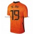 Camiseta de Fútbol Países Bajos Luuk de Jong 19 Casa Euro 2020 Manga Corta