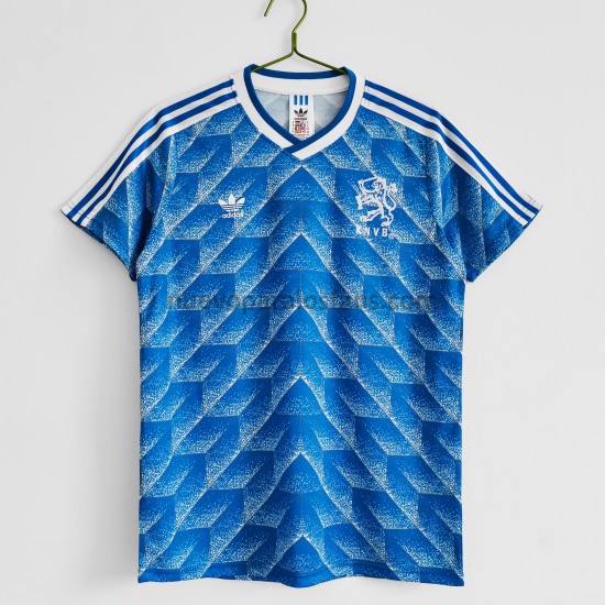 Camiseta de Fútbol Países Bajos Retro Exterior 1988 Manga Corta